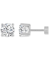 Cubic Zirconia Stud Earrings (1-1/2 ct. t.w.) in 14k Gold-Plated Sterling Silver