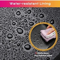 Byootique Rolling Makeup Train Case w/ Backpack Travel Barber Cosmetic Pink