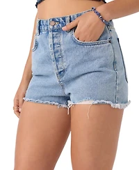O'Neill Juniors' Lanisa Drifter Cotton Denim Shorts