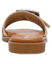 Anne Klein Women's Capara Square Toe Flat Sandals