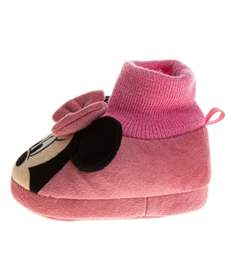 Disney Infant Baby Girls Minnie Mouse Bootie Shoe