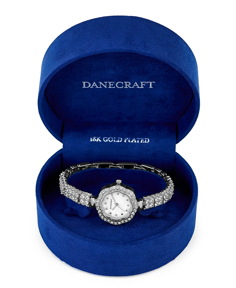 Danecraft Women's Fine Silver-Plated Analog Watch