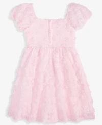 Rare Editions Toddler and Little Girls Micro Soutache Social Dress