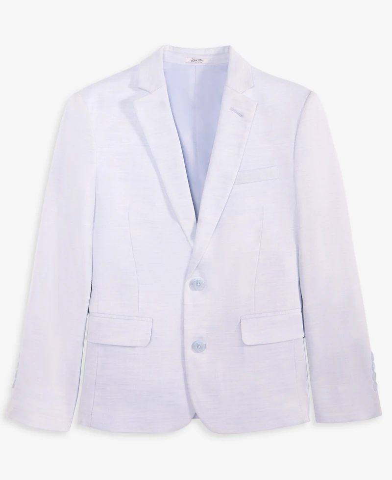 Calvin Klein Big Boys Slim Fit Stretch Ocean Sharkskin Jacket