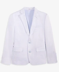 Calvin Klein Big Boys Slim Fit Stretch Ocean Sharkskin Jacket