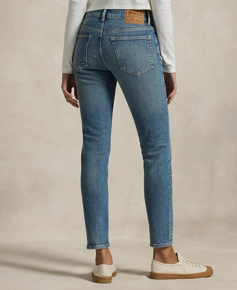 Polo Ralph Lauren Women's Mid-Rise Super-Slim Jeans