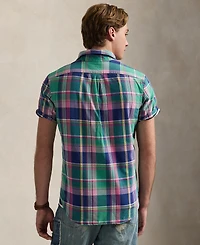 Polo Ralph Lauren Men's Classic-Fit Yarn-Dyed Plaid Cotton Oxford Button-Down Shirt