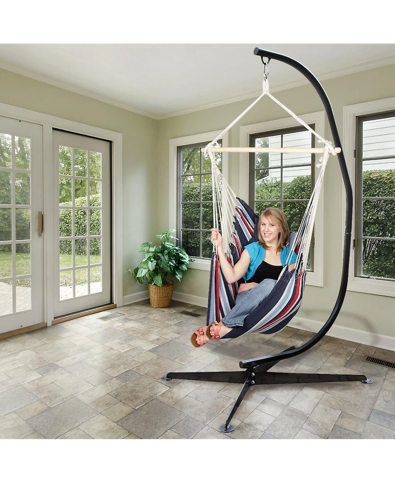 Sorbus Swivel Hammock Stand Chair Frame - Adjustable and Portable for Tree, Lounger, Air Porch, Patio and more (Holds 330lbs)