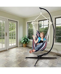 Sorbus Swivel Hammock Stand Chair Frame - Adjustable and Portable for Tree, Lounger, Air Porch, Patio and more (Holds 330lbs)
