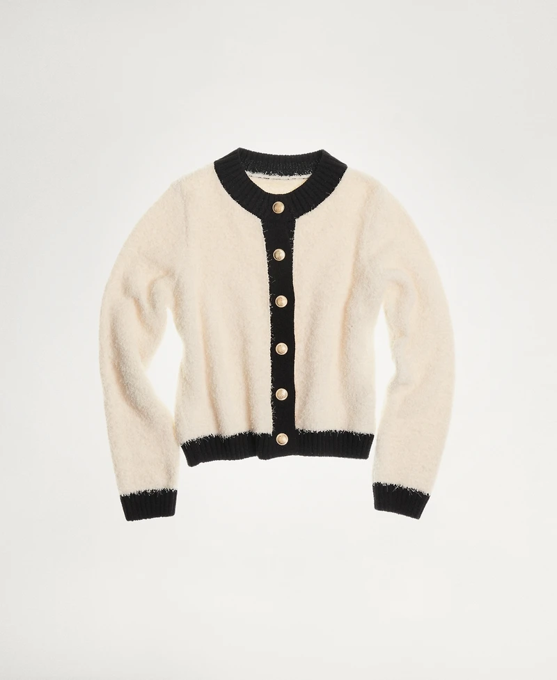 Mango Women's Contrasted Buttons Sweater