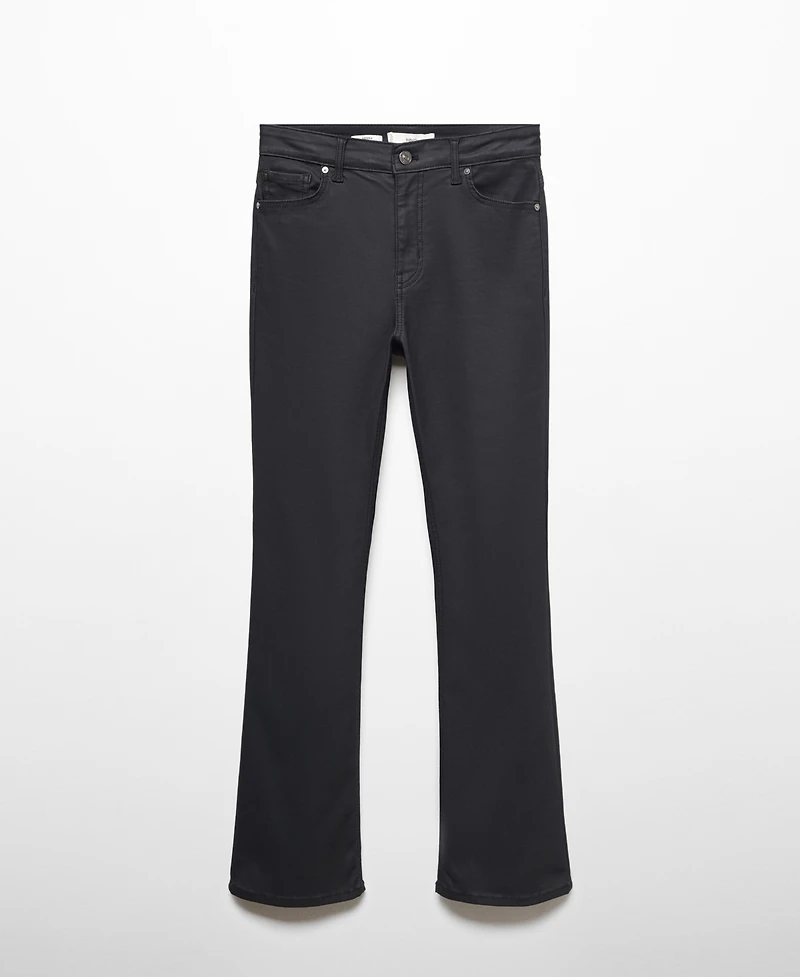 Mango Women's Crop Flared Jeans