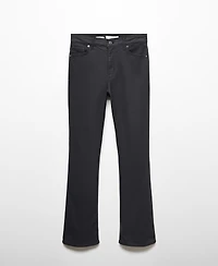 Mango Women's Crop Flared Jeans