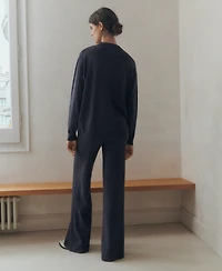 Mango Women's Knitted Wide Leg Pants