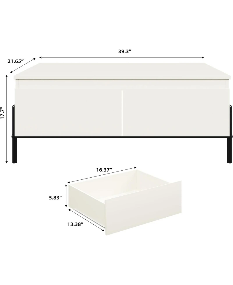 gaomon Coffee Table with Drawers