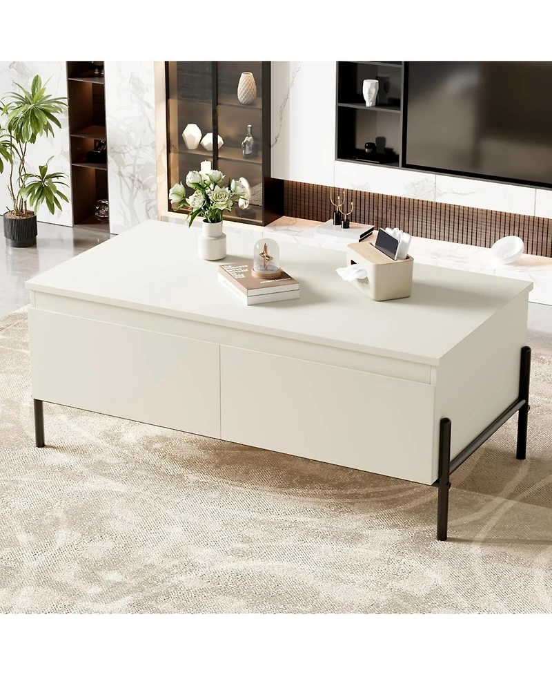 gaomon Coffee Table with Drawers