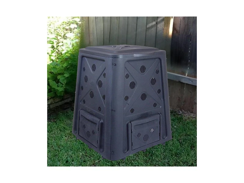 Slickblue Heavy Duty Compost Bin for Efficient Garden Waste Recycling and Composting