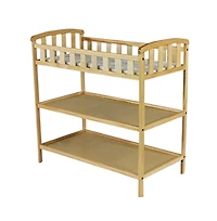 Finish Wood Baby Changing Table with Safety Rail Durable and Secure Design