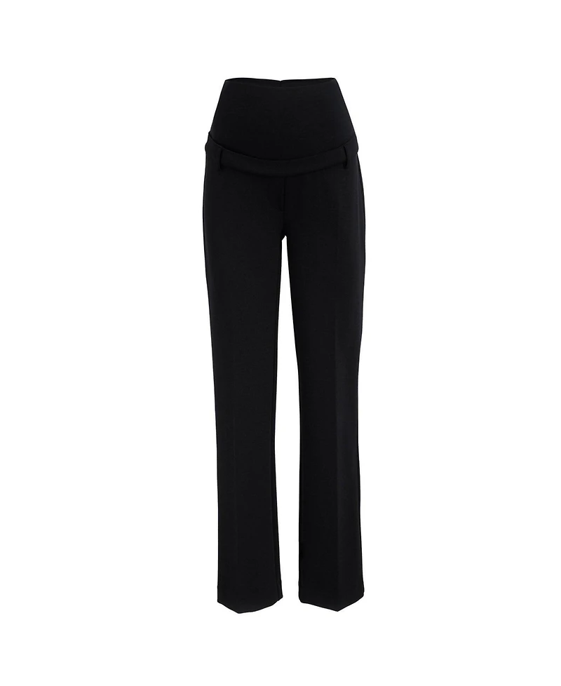 Pietro Brunelli Maternity Straight-textured super stretch Noah Pants
