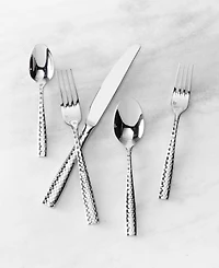 Fortessa Lucca Faceted 20pc Flatware Set