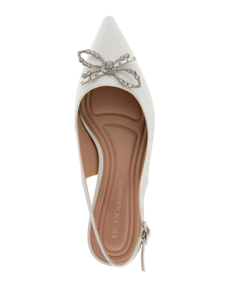 BCBGeneration Women's Donna Slingback Bow Dress Pumps