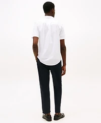 Tommy Hilfiger Men's Short Sleeve Flex Poplin Regular Fit Shirt
