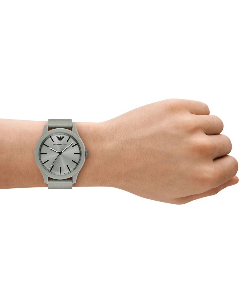 Emporio Armani Men's Tide Ocean Material Strap Watch 45mm