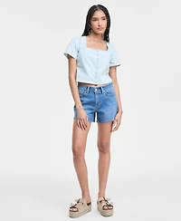 Levi's Women's Pascale Cotton Square-Neck Blouse - Smell Ya Later