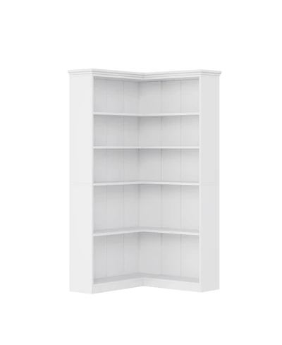 gaomon Corner Bookshelf 72.8in Farmhouse Bookcase Large Bookshelf