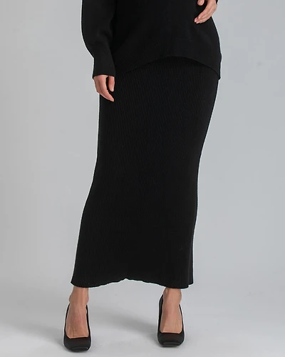 Pietro Brunelli Maternity Slim-Fit Nina Skirt with a Central Back Slit