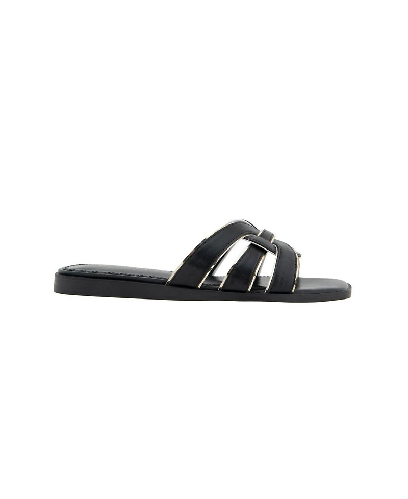 BCBGeneration Women's Meltem Slide Flat Sandals