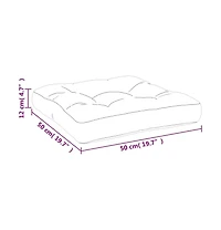 Pallet Cushions 2 pcs Cream Fabric