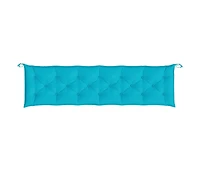 Garden Bench Cushion Turquoise 78.7"x19.7"x2.8" Fabric