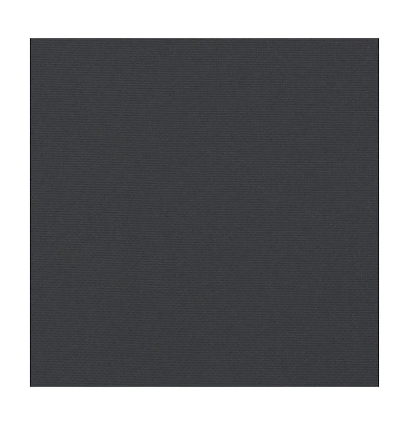 Deck Chair Cushion Black (29.5"+41.3")x19.7"x1.6"