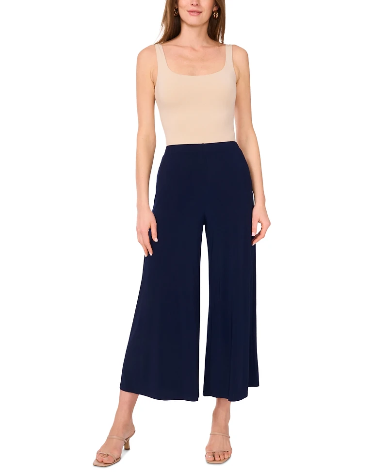 Vince Camuto Women's Pull On Wide Leg Ankle Pants
