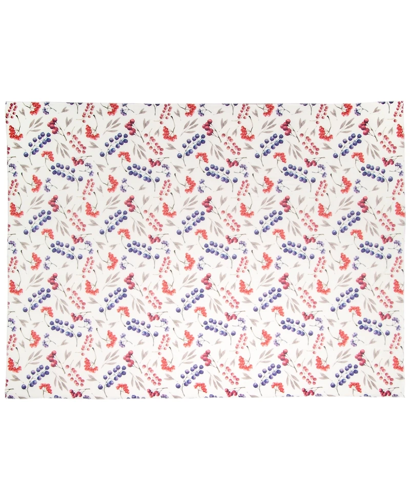 GooseWaddle 2 Pack Newborn Receiving Blanket Ginger Deer/Purple Berries