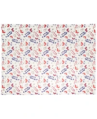 GooseWaddle 2 Pack Newborn Receiving Blanket Ginger Deer/Purple Berries