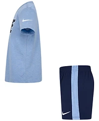 Nike Little Boys Dri-fit Dropset T-Shirt & Shorts Set