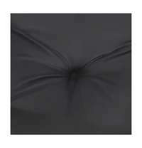 vidaXL Chair Cushions 6 pcs Black 19.7"x19.7"x2.8" Oxford Fabric