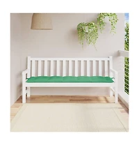 Garden Bench Cushion Green 70.9"x19.7"x2.8" Oxford Fabric