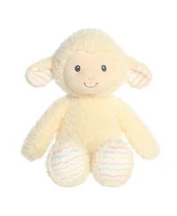 ebba Large Lovelee Lamb Cuddlers Adorable Baby Plush Toy White 15"