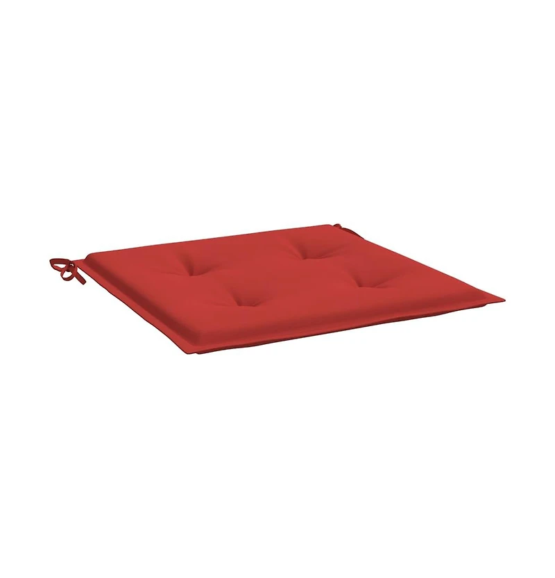 Garden Chair Cushions 4 pcs Red 19.7"x19.7"x1.6" Oxford Fabric