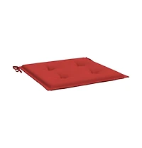 Garden Chair Cushions 4 pcs Red 19.7"x19.7"x1.6" Oxford Fabric