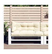 Pallet Cushions 3 pcs Cream Fabric