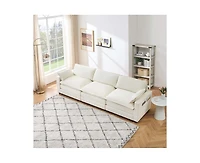 gaomon Heinen 113.39" Velvet Sofa