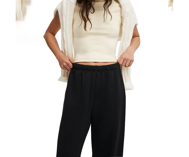 Cotton On Women's Classic Fleece Wide Leg Sweatpant