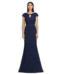 Js Collections Women's Leigh 3D-Floral Keyhole-Cutout Gown