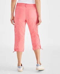 Style & Co Women's Mid-Rise Cargo Capri Pants, Exclusively at Macy's