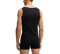 Boss by Hugo Men's 3-Pack Classic Ribbed Tank Tops