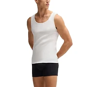 Boss by Hugo Boss Men's 3-Pack Classic Ribbed Tank Tops