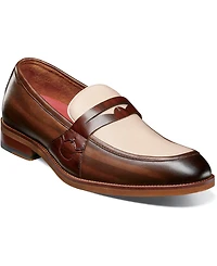 Stacy Adams Men's Prichard Moc Toe Penny Slip On Loafer